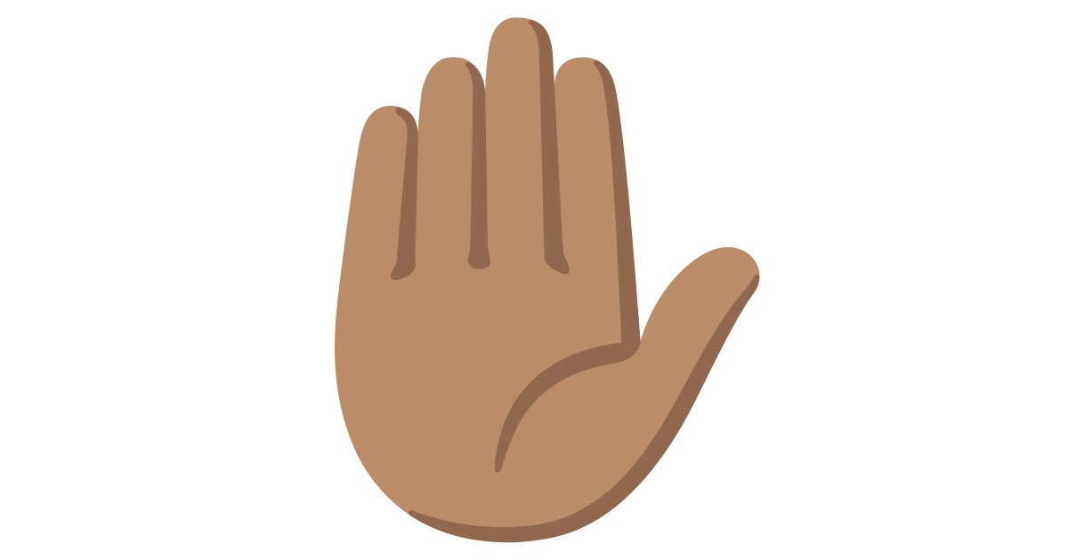 🏽 Raised Hand: Medium Skin Tone Emoji