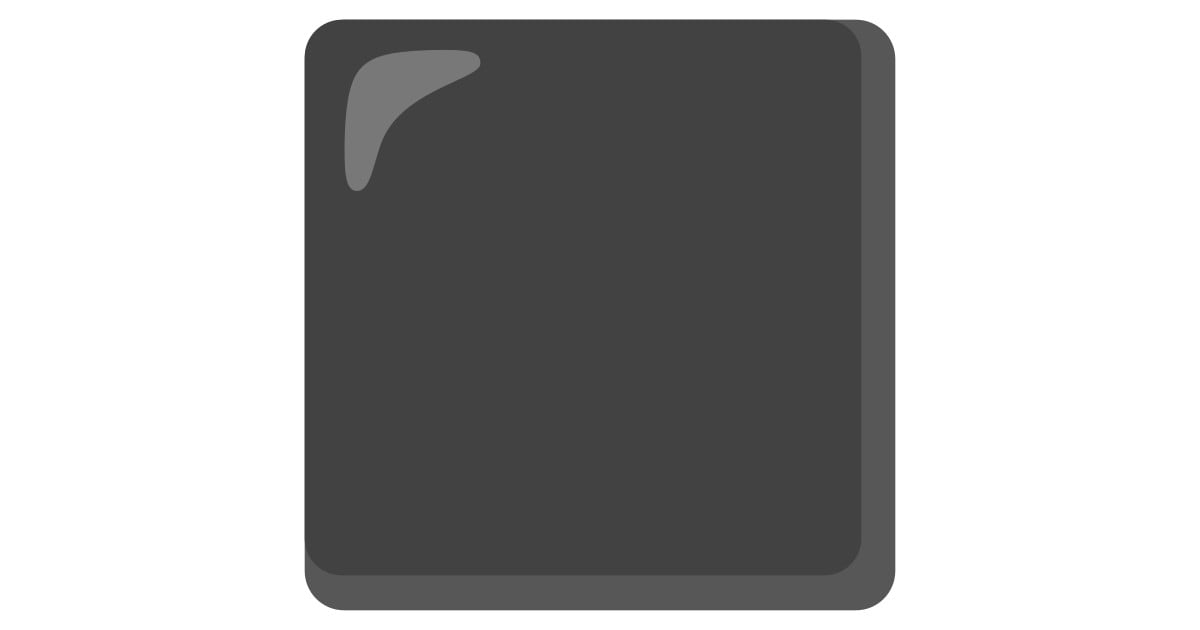  Black Large Square Emoji