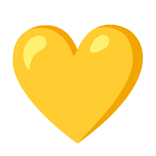💛 Coração Amarelo Emoji