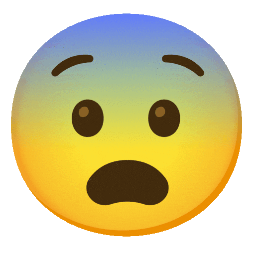 😨 Fearful Face Emoji, Fearful Emoji