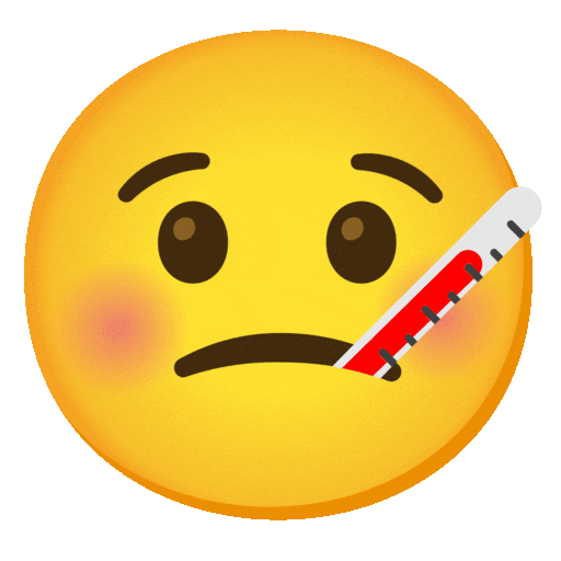 animated sick emoticon