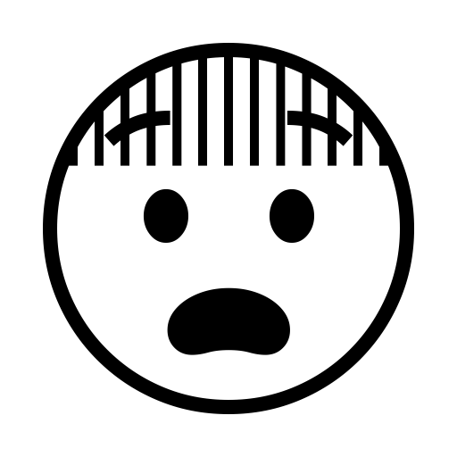 😨 Fearful Face Emoji, Fearful Emoji