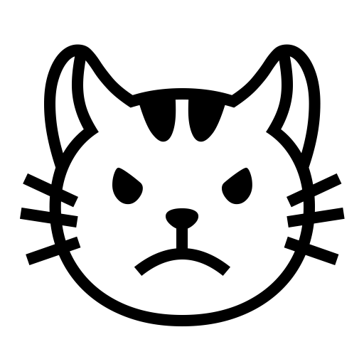 😾 - Pouting Cat Face or Grumpy cat Emoji 📖 Emoji Meaning ✂ Copy & 📋  Paste (◕‿◕) SYMBL