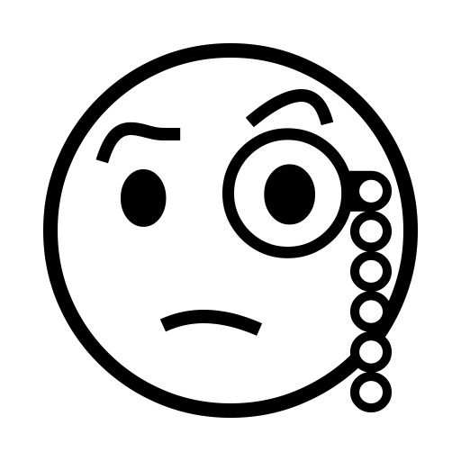 🧐 Face With Monocle Emoji, Monocle Emoji