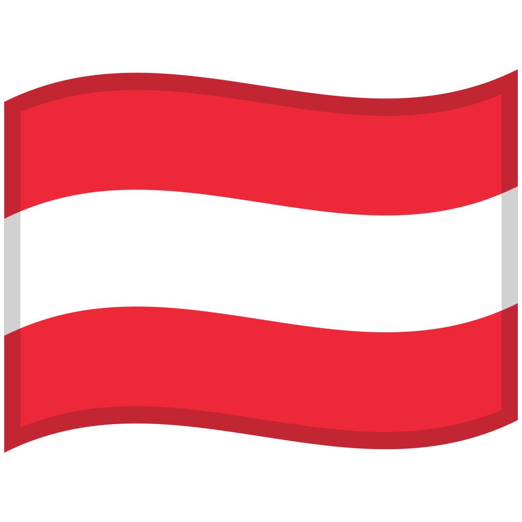 🇦🇹 Flag: Austria Emoji, AT Flag Emoji, Austrian Flag Emoji