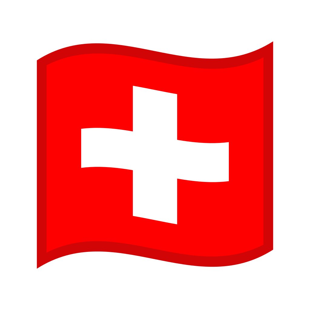 🇨🇭 Flagge Schweiz Emoji, CH FlaggeEmoji, Schweizer FlaggeEmoji