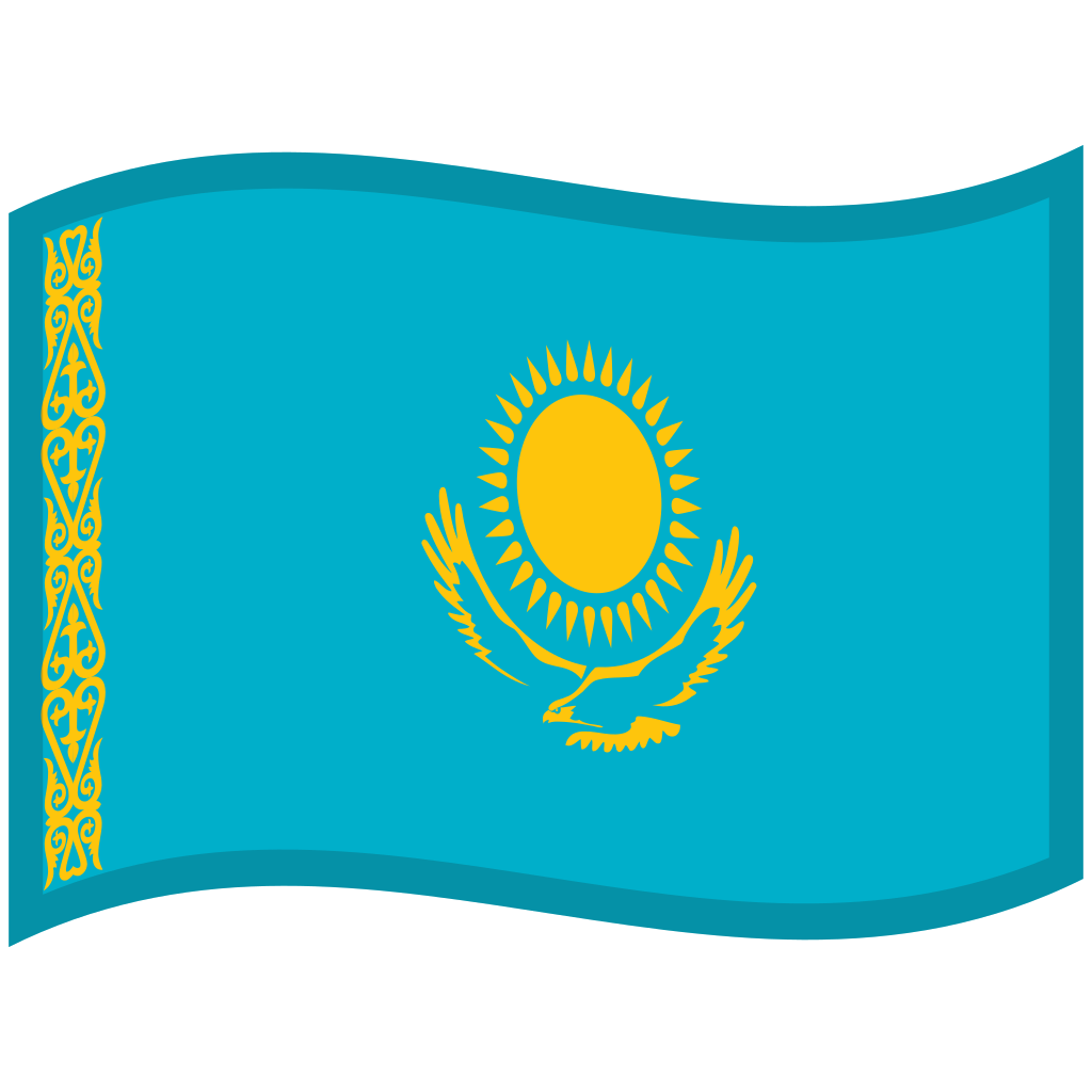 🇰🇿 Flag Kazakhstan Emoji, KZ Flag Emoji