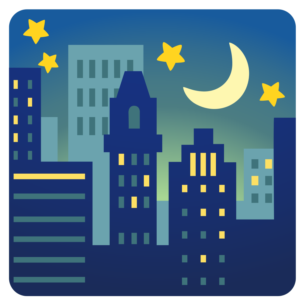 🌃 Night With Stars Emoji