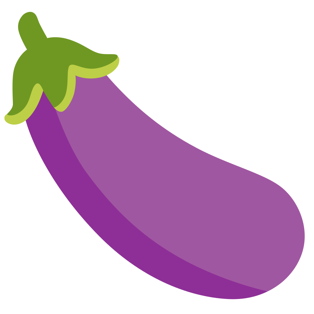 🍆 Eggplant Emoji, Aubergine Emoji