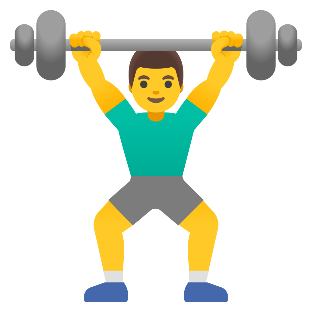 🏋️‍♂️ Hombre Levantando Pesas Emoji