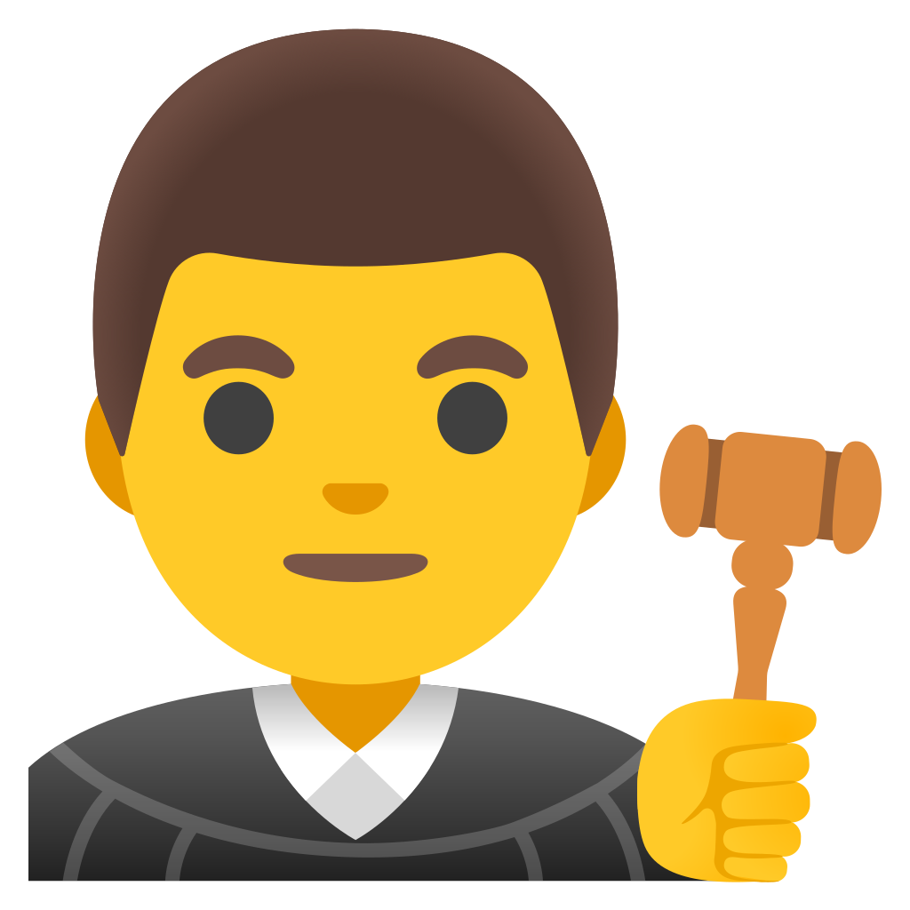 👨‍⚖️ Man Judge Emoji