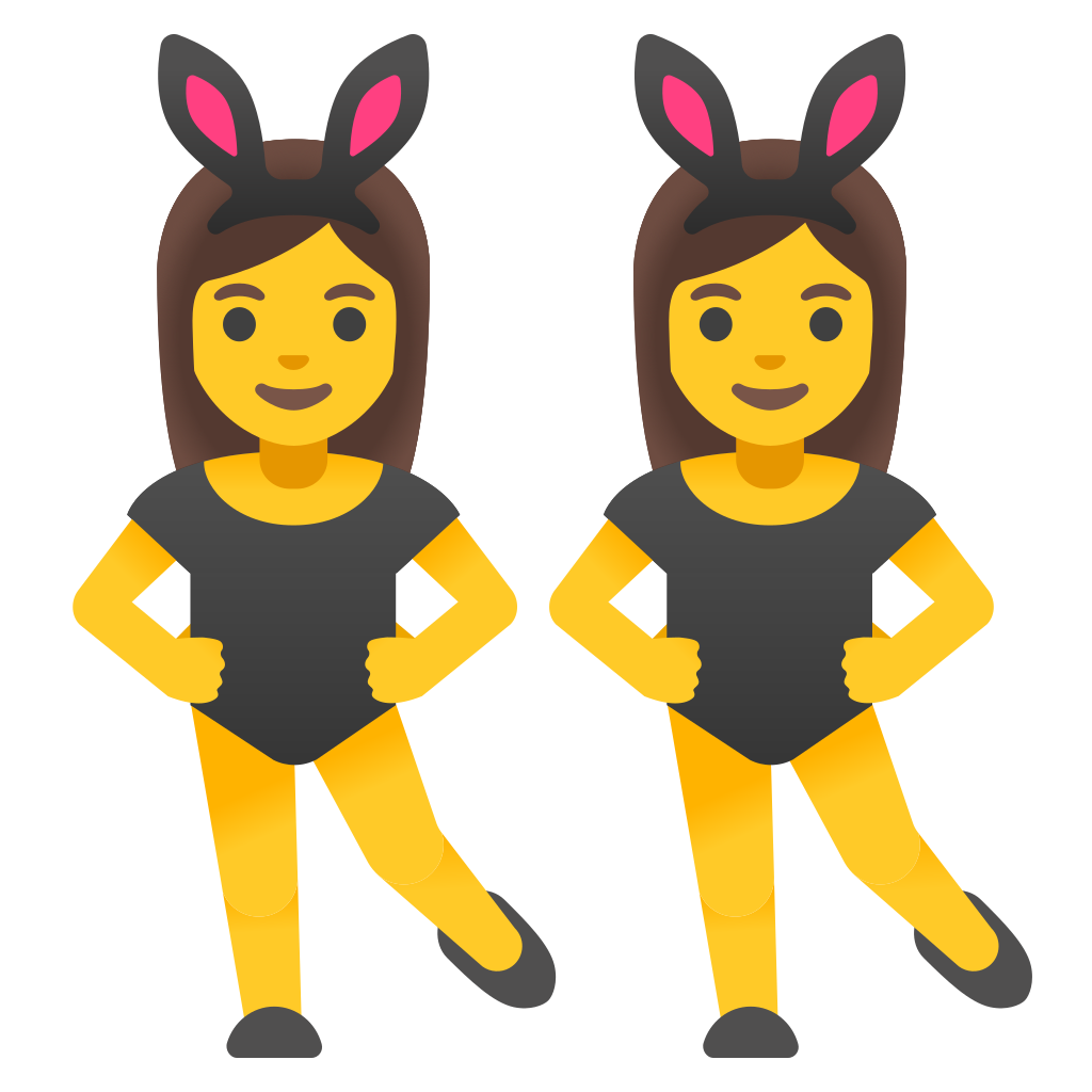 👯‍♀️ Women With Bunny Ears Emoji