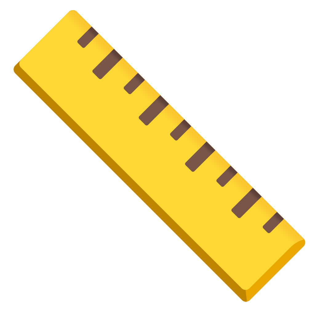 📏 Straight Ruler Emoji