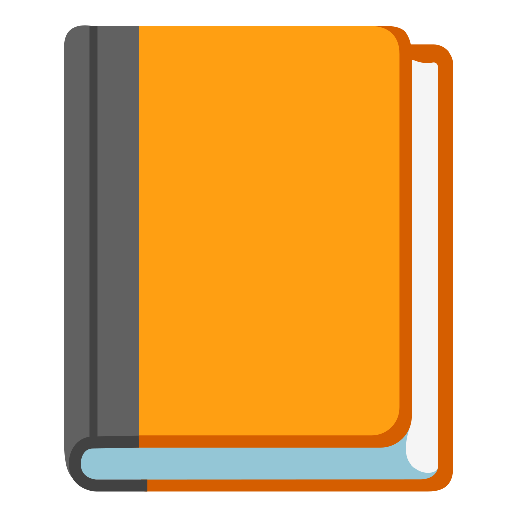 📙 Orange Book Emoji