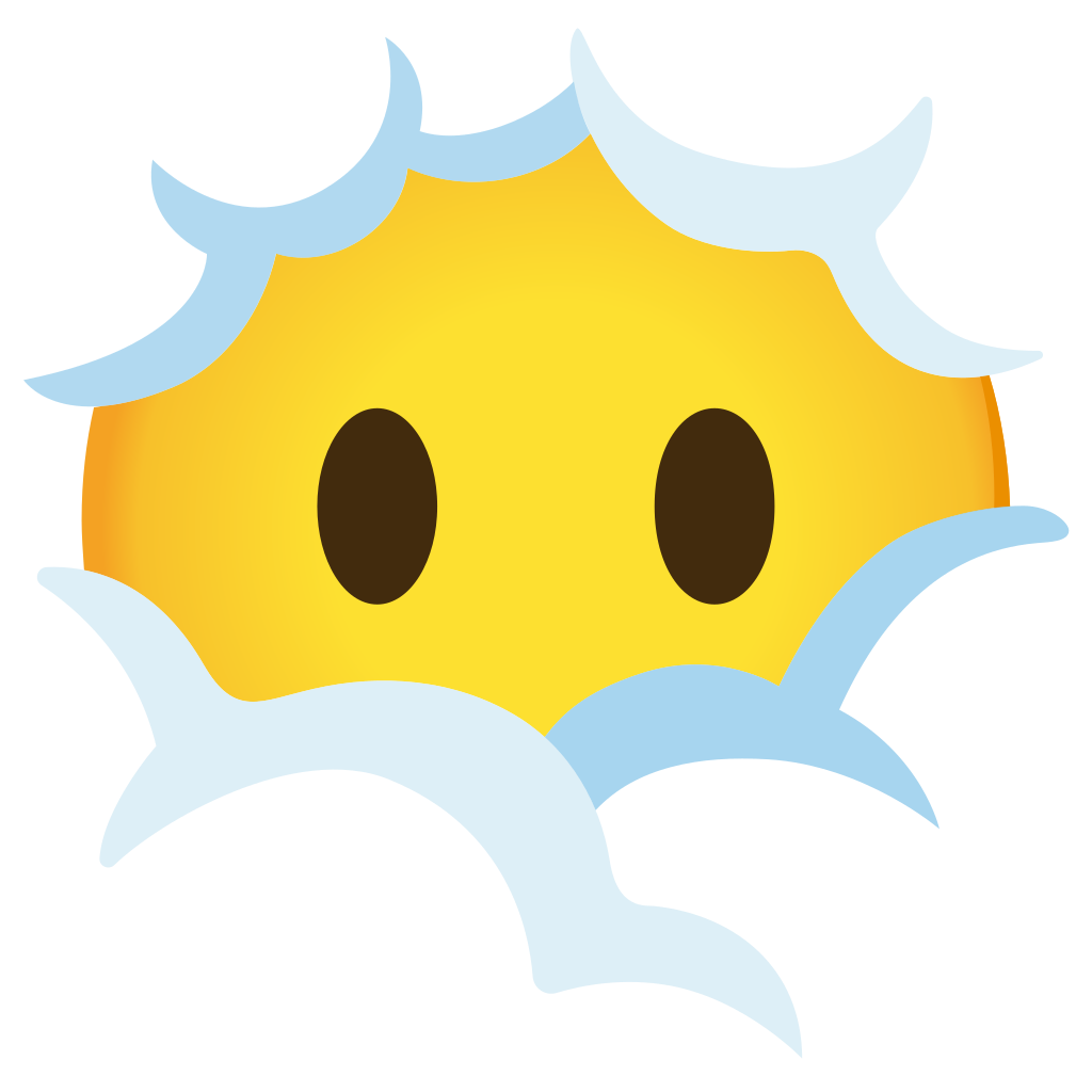 😶🌫️ Rosto Nas Nuvens Emoji