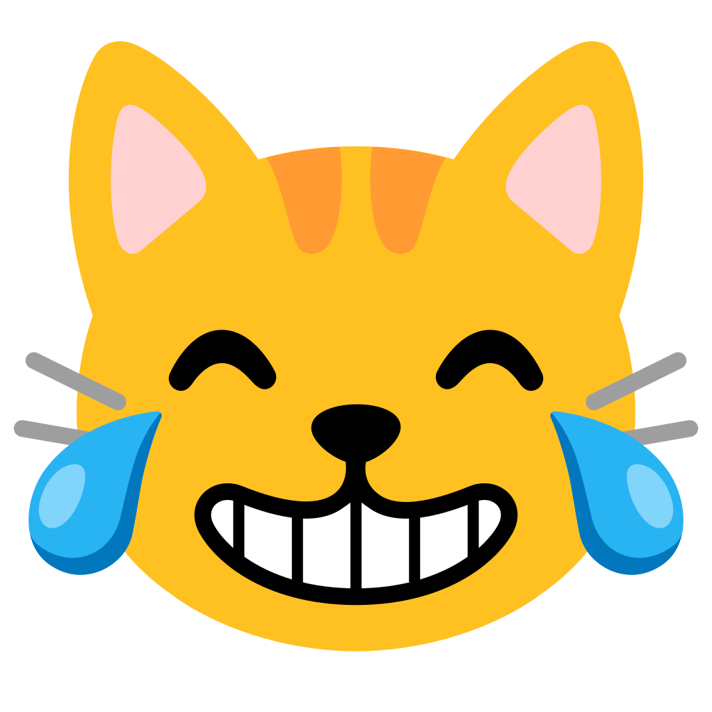 Gato Llorando De Risa Emoji