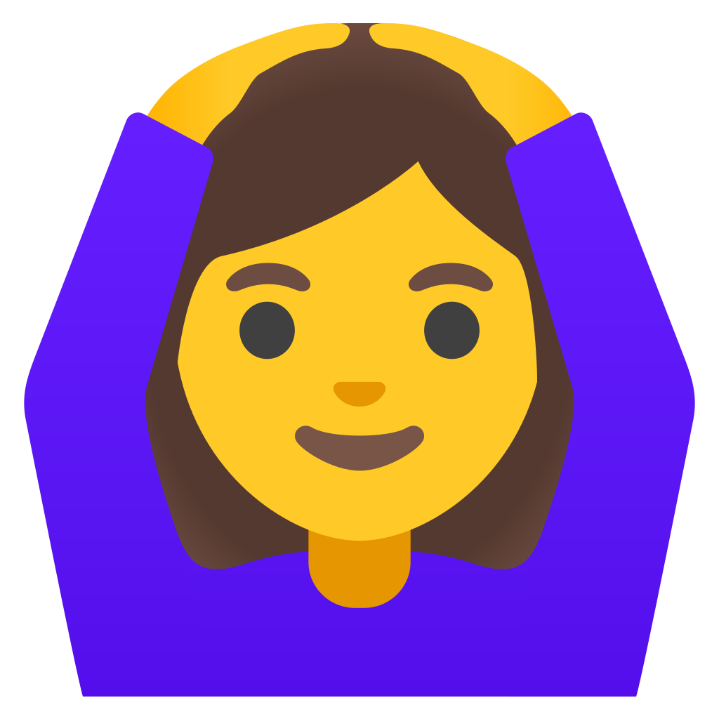 🙆‍♀️ Woman Gesturing Ok Emoji