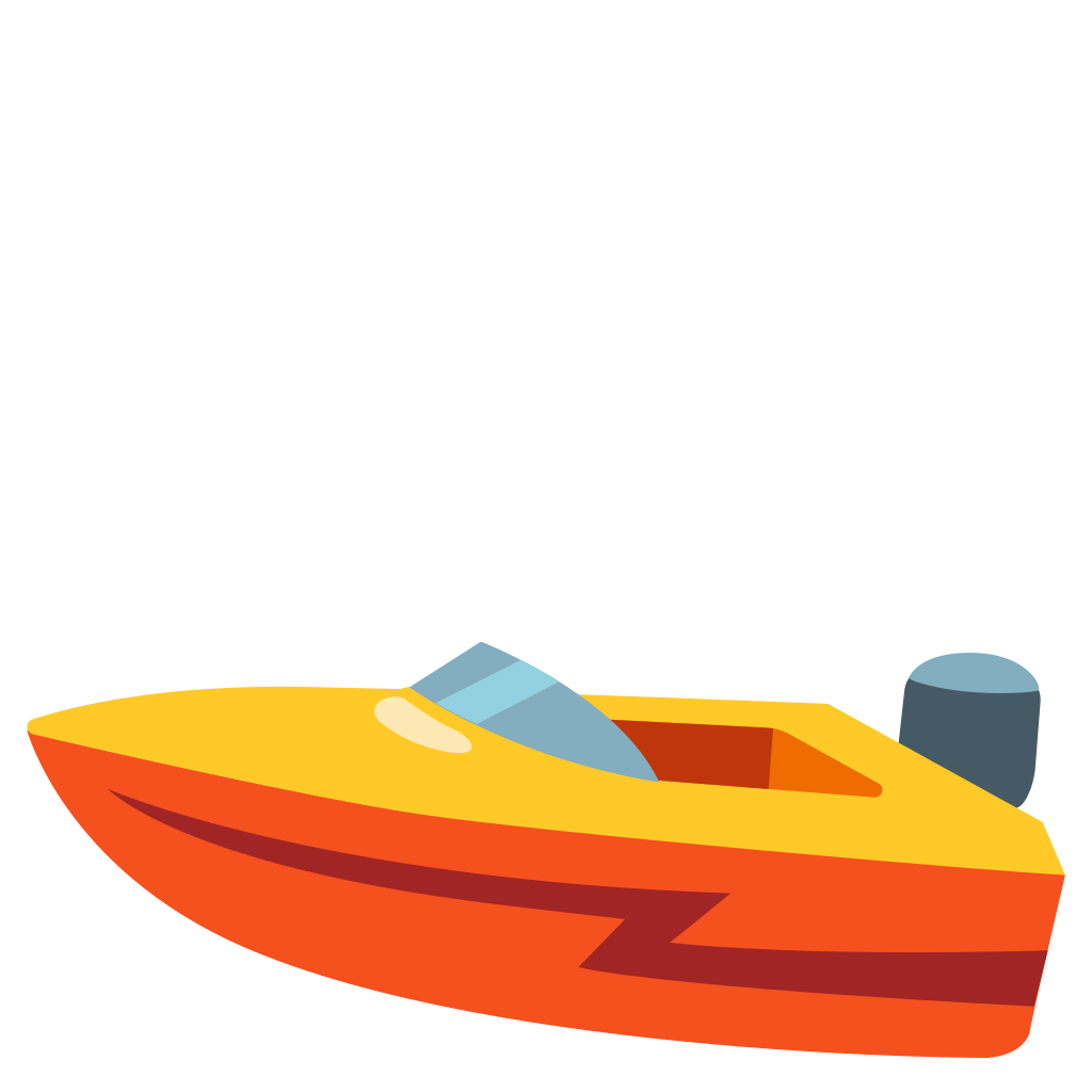 🚤 Speedboat Emoji