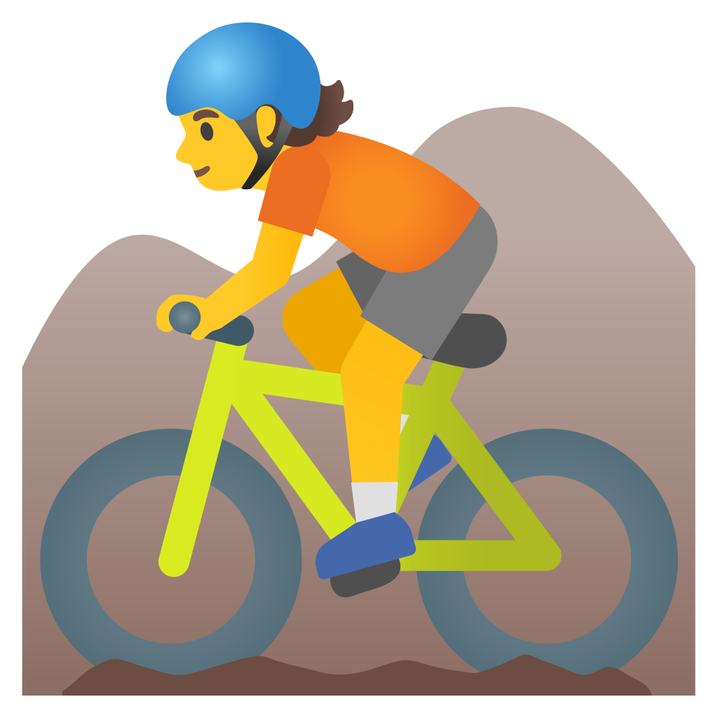 🚵 Person Mountain Biking Emoji