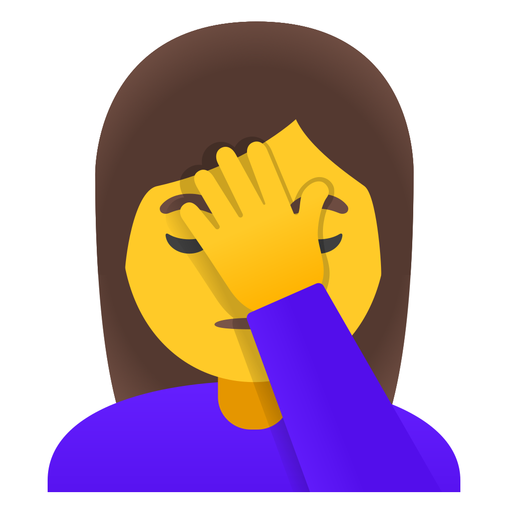 🤦‍♀️ Woman Facepalming Emoji