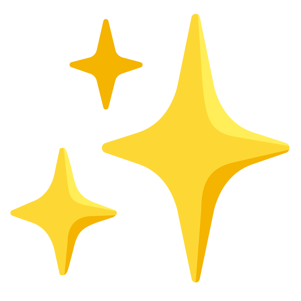 Étincelles Emoji, Étoiles Emoji