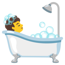 🛀 Person Taking Bath Emoji