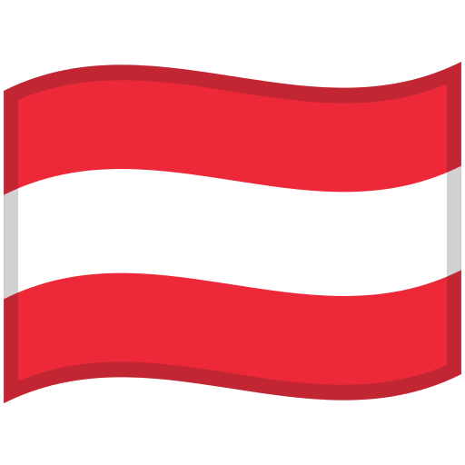 🇦🇹 Flagge: Österreich Emoji, AT Flagge-Emoji, Österreichische