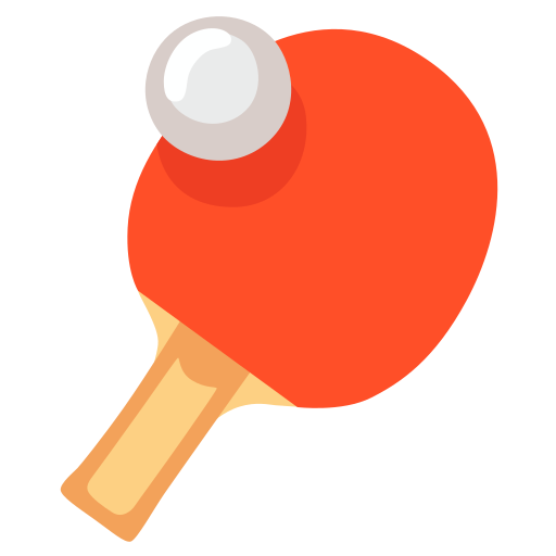 Bolinha De Ping Pong Rosto Engraçado. Emoji. Emoticon. Te Amo