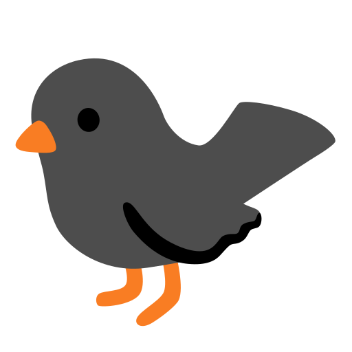 🐦‍⬛ Black Bird Emoji