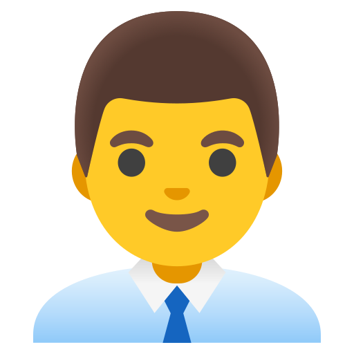 👨‍💼 Oficinista Hombre Emoji