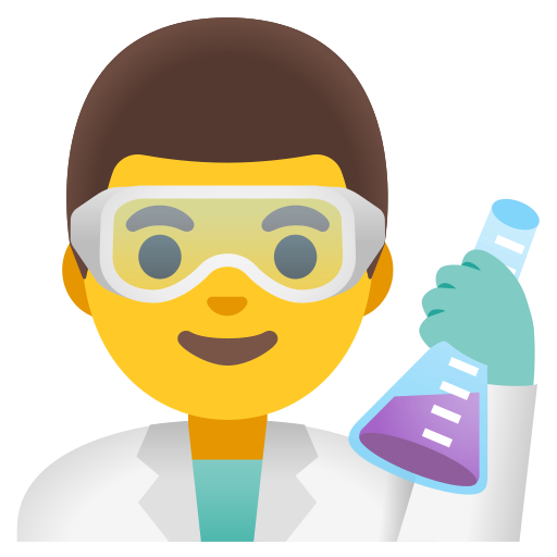 👨‍🔬 Man Scientist Emoji