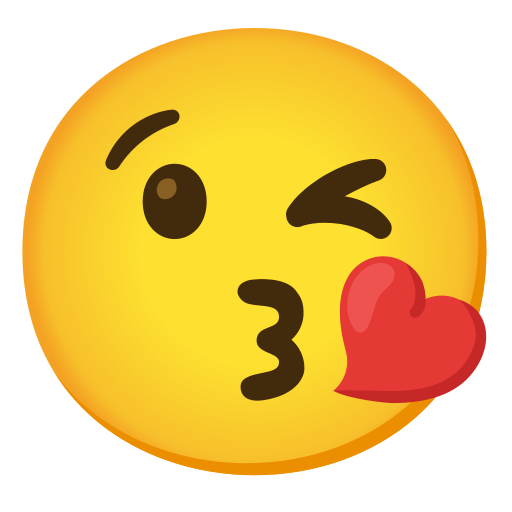 Cara Lanzando Un Beso Emoji