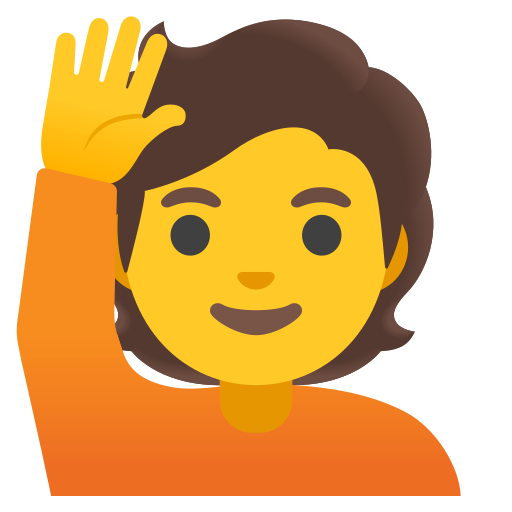 🙋 Person Raising Hand Emoji