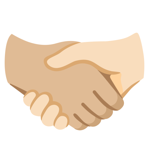 🤝🏼” meaning: handshake: medium-light skin tone Emoji