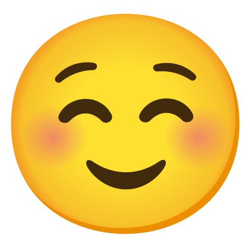 Yellow smiling happy face emoji isolated Vector Image