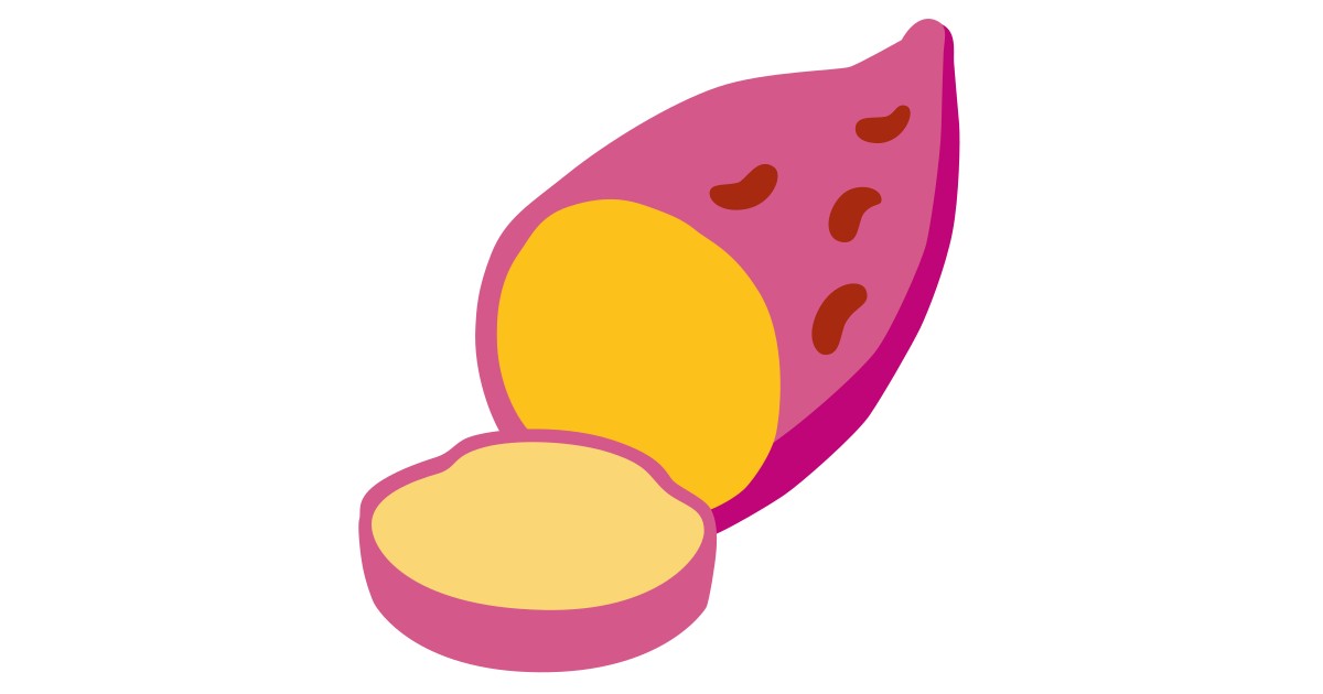 🍠 Roasted Sweet Potato Emoji