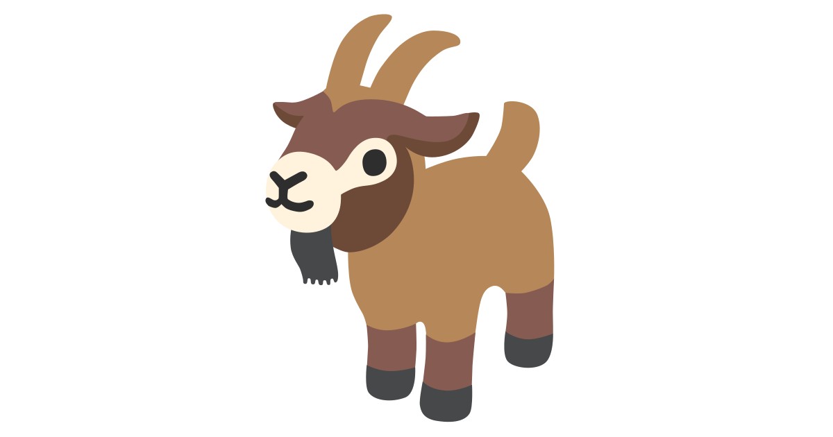 goat and tea emoji