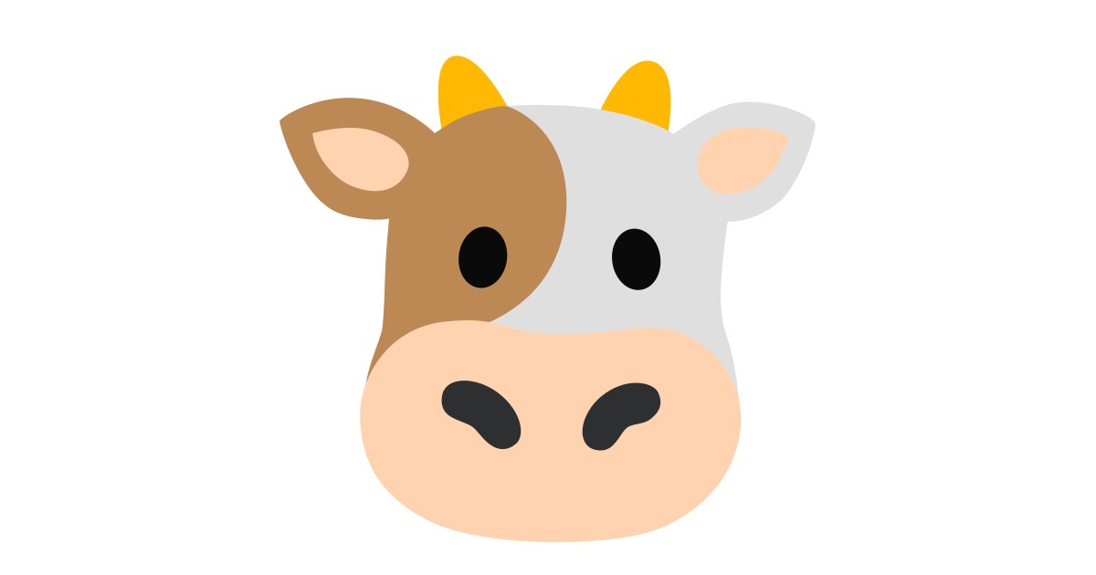 🐮 Cow Face Emoji