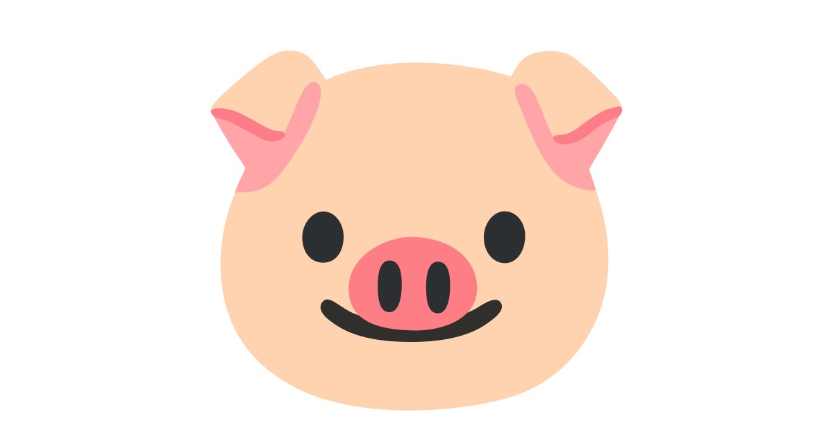 mean pig face