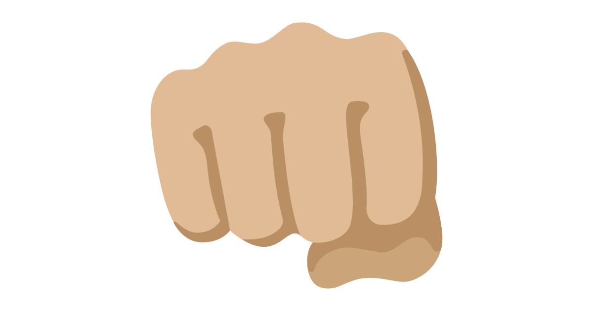 emoji fist line