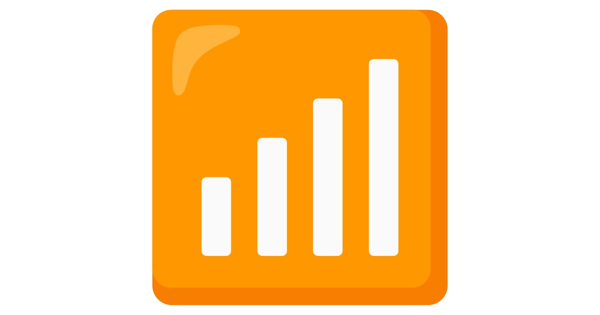 ๐ถ Antenna Bars Emoji, Signal Strenght Emoji