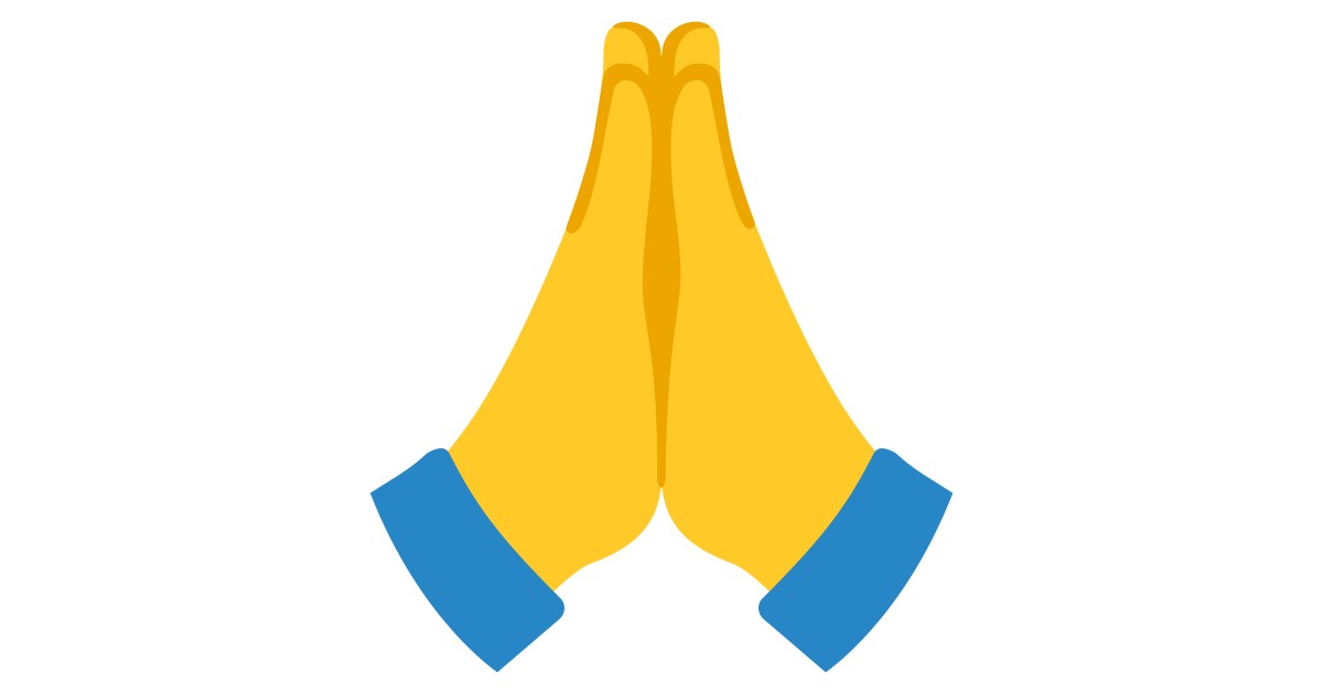 Praying Hands Emoticon