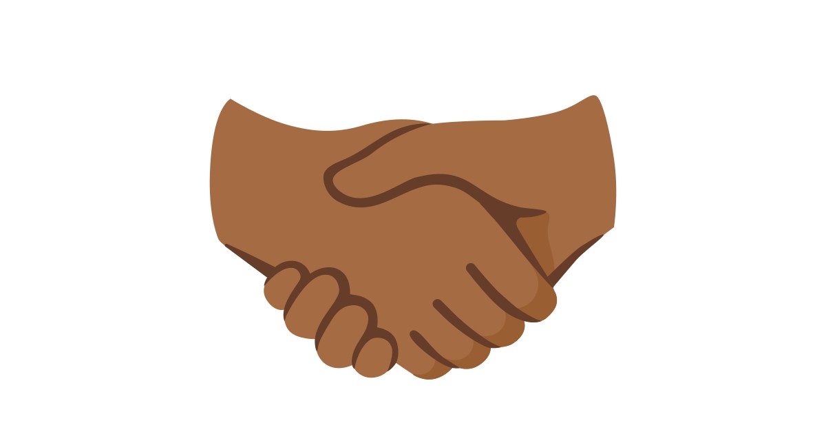 🤝🏾 Handshake MediumDark Skin Tone Emoji