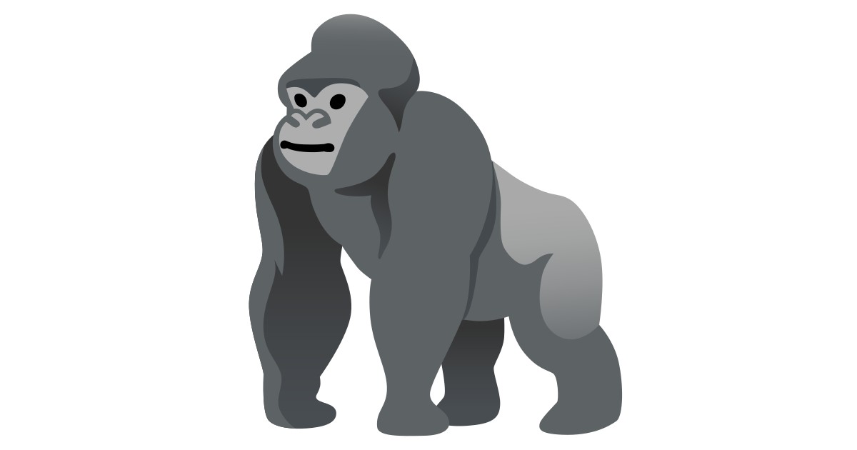 🦍 Gorila Emoji