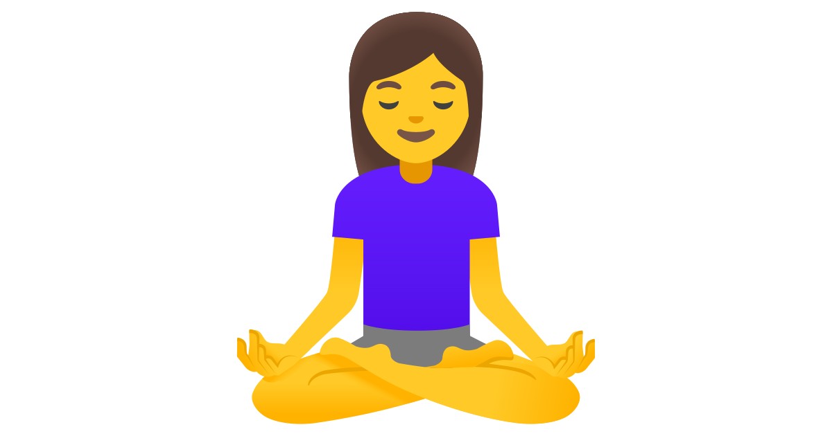 π§ββοΈ Woman In Lotus Position Emoji