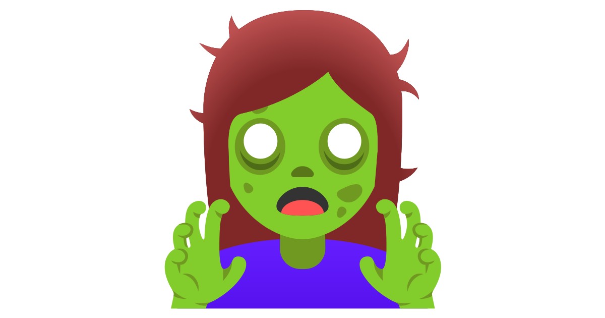 🧟‍♀️ Woman Zombie Emoji