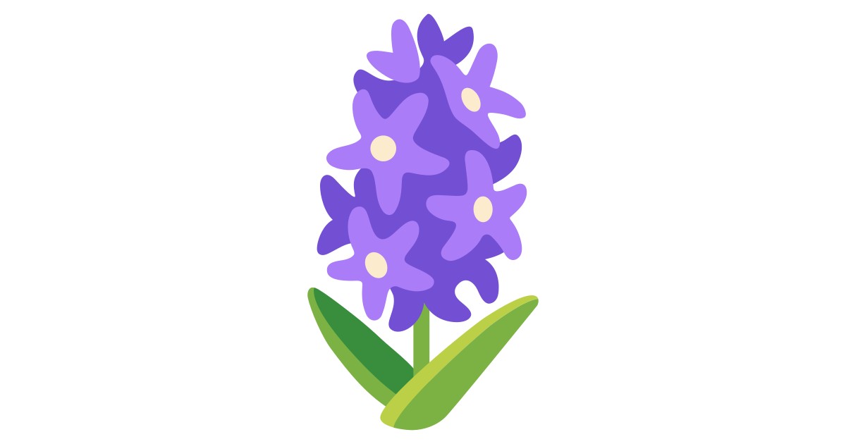 Hyacinth Emoji