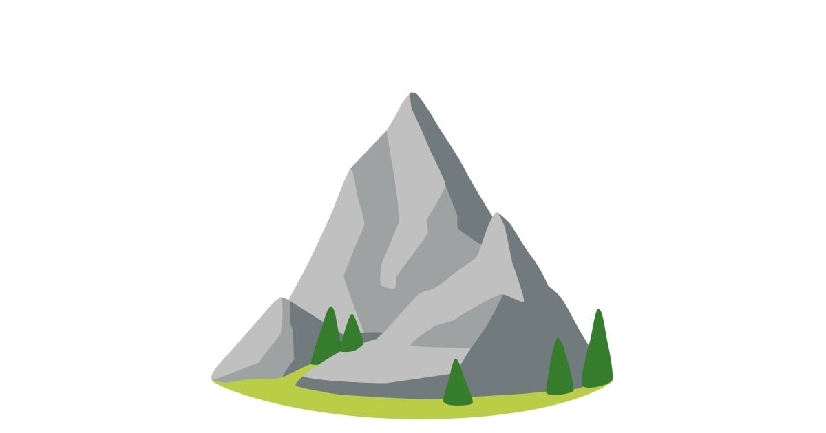 ⛰️ Montagne Emoji