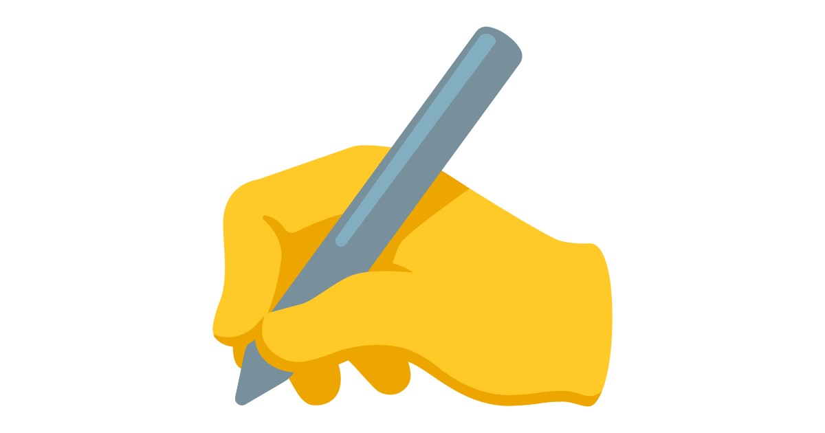 ️ Schreibende Hand Emoji