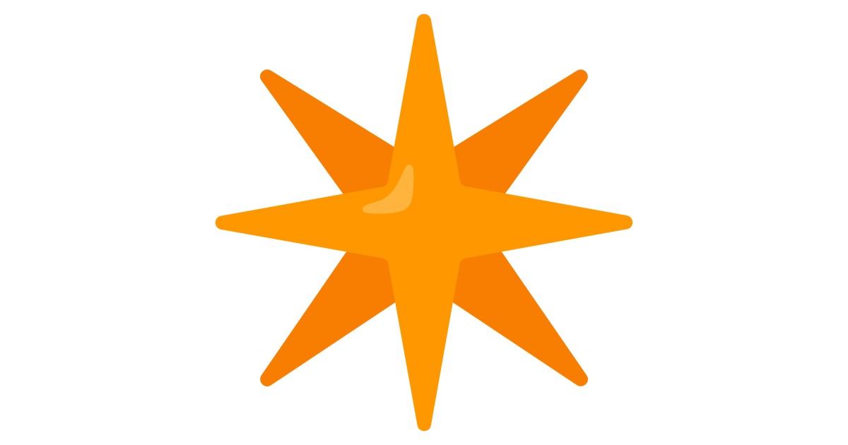 ✴️ Eight-Pointed Star Emoji